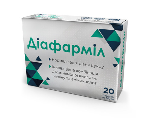 Діафарміл капсули при діабеті, нормалізує рівень цукру
